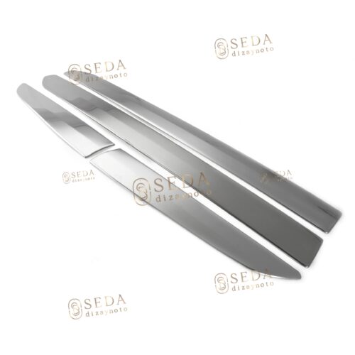 Ford Courier Van 2014 > 2023 Yan Kapı Çıtası 4 Prç. P. Çelik