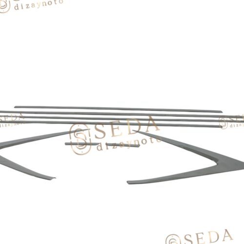 Hyundai İ20 HB 2020 > Cam Çıtası 8 Prç. P. Çelik