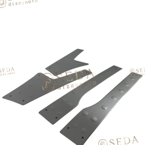 Peugeot Tepee Mini Van 2008 > 2018 İç Kapı Eşiği 4 Prç. P. Çelik