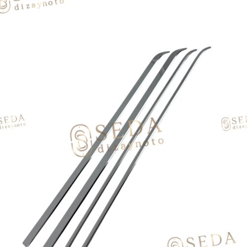 Peugeot Tepee Mini Van 2008 > 2018 Sürgülü Kapı Çıtası 4 Prç. P. Çelik