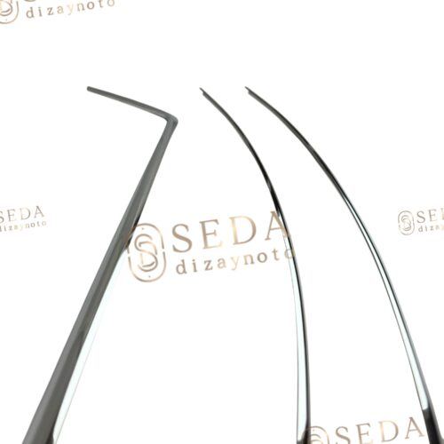 VW Caddy Mini Van 2010 > 2014 Ön Tampon Çıtası 3 Prç P. Çelik (Trendli