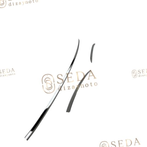 VW Golf 7 HB 2013 > Arka Tampon Çıtası 3 Parça P. Çelik